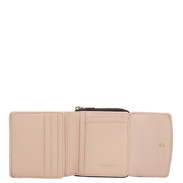 Wax Leather Ladies Wallet - Feather