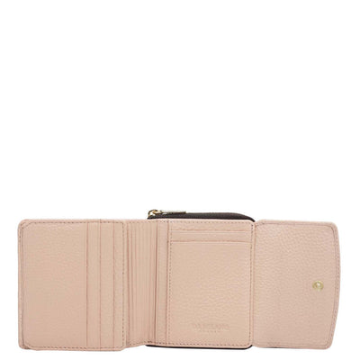 Wax Leather Ladies Wallet - Feather