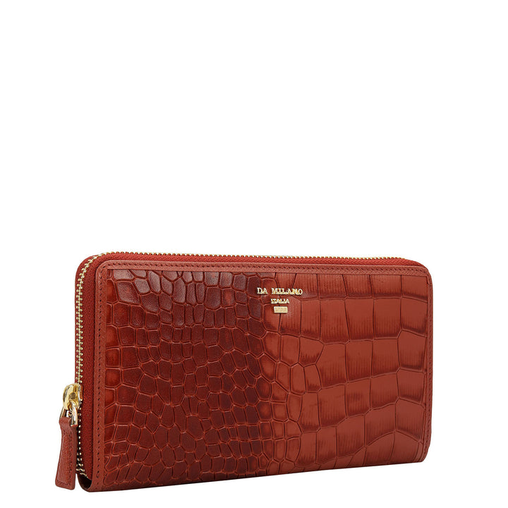 Online Exclusive Continental  Wallet - Brick