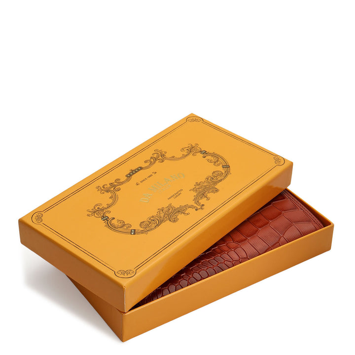Online Exclusive Continental  Wallet - Brick