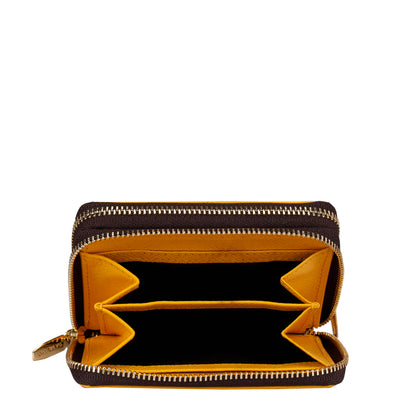 Franzy Leather Ladies Wallet - Mango