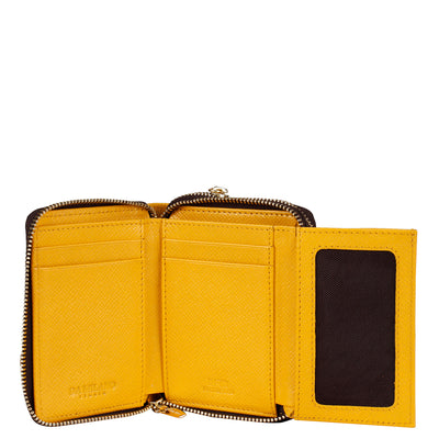 Franzy Leather Ladies Wallet - Mango