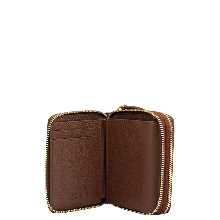 Monogram Leather Ladies Wallet - Date