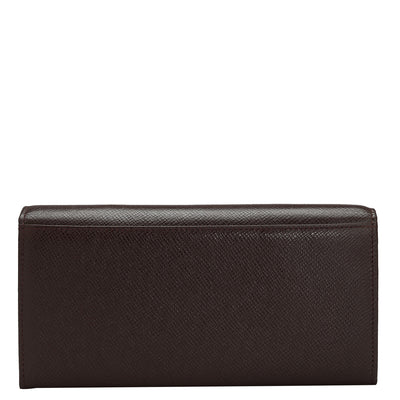 Franzy Leather Ladies Wallet - Chocolate