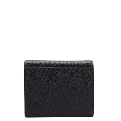 Franzy Leather Ladies Wallet - Black