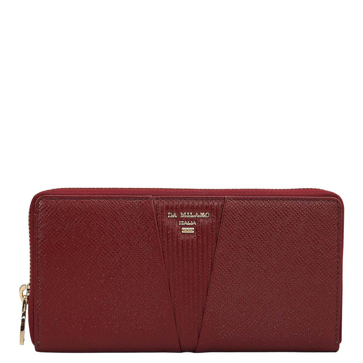 Franzy Leather Ladies Wallet - Cherry