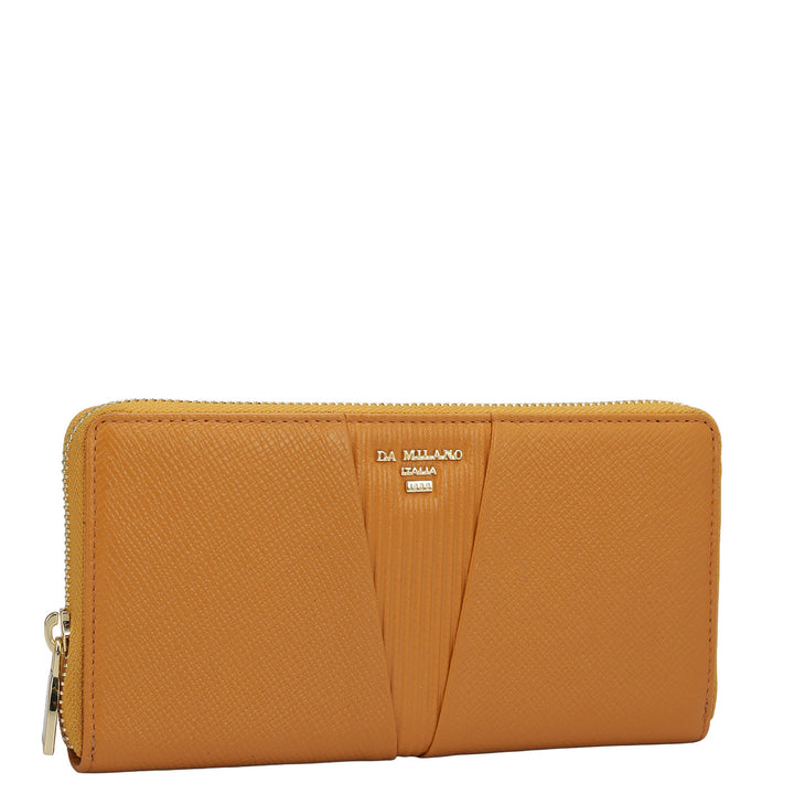 Franzy Leather Ladies Wallet - Flame