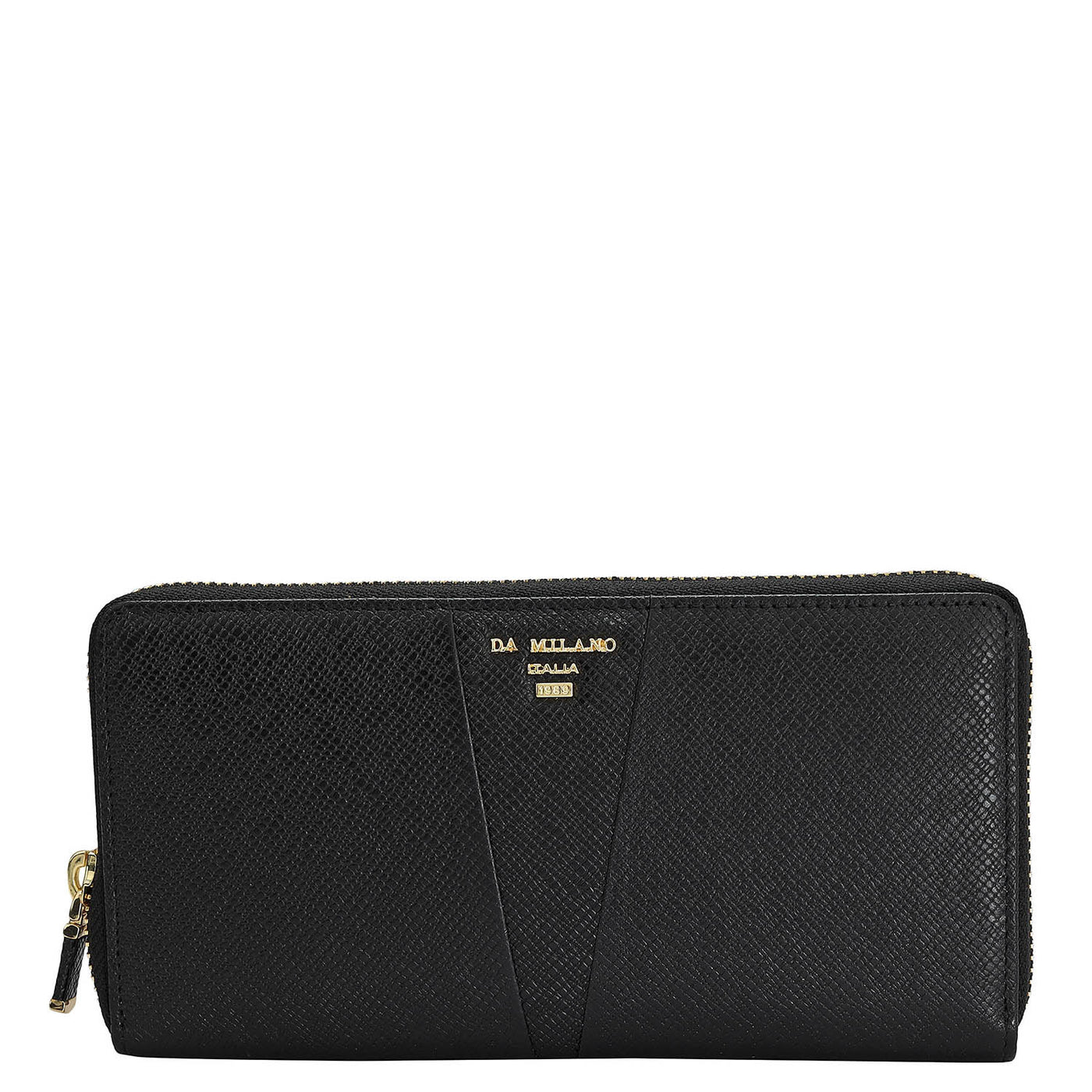 Franzy Leather Ladies Wallet - Black