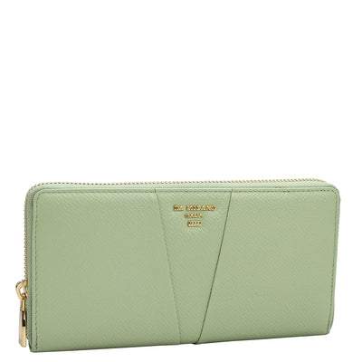 Franzy Leather Ladies Wallet - Mint