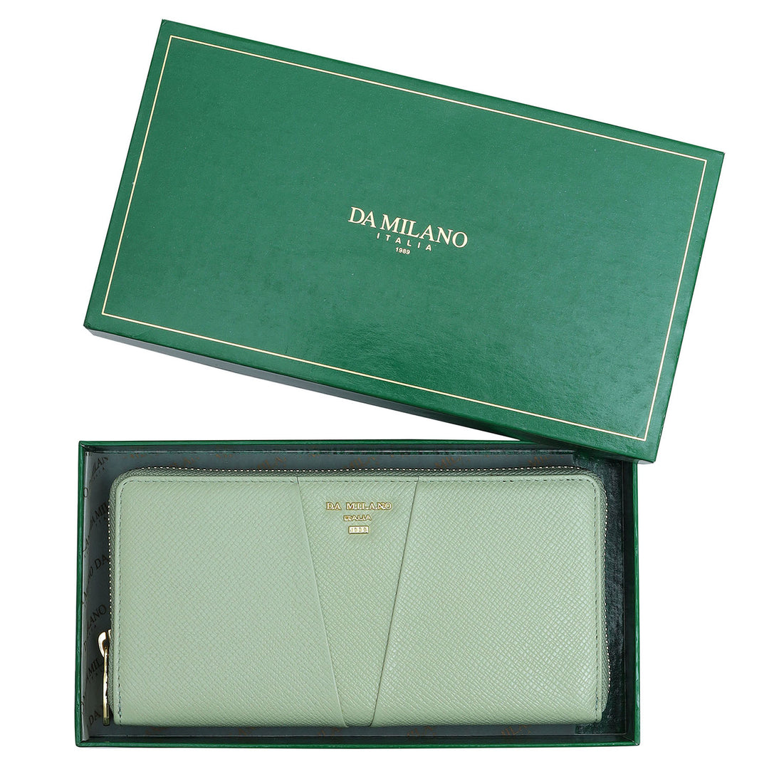 Franzy Leather Ladies Wallet - Mint