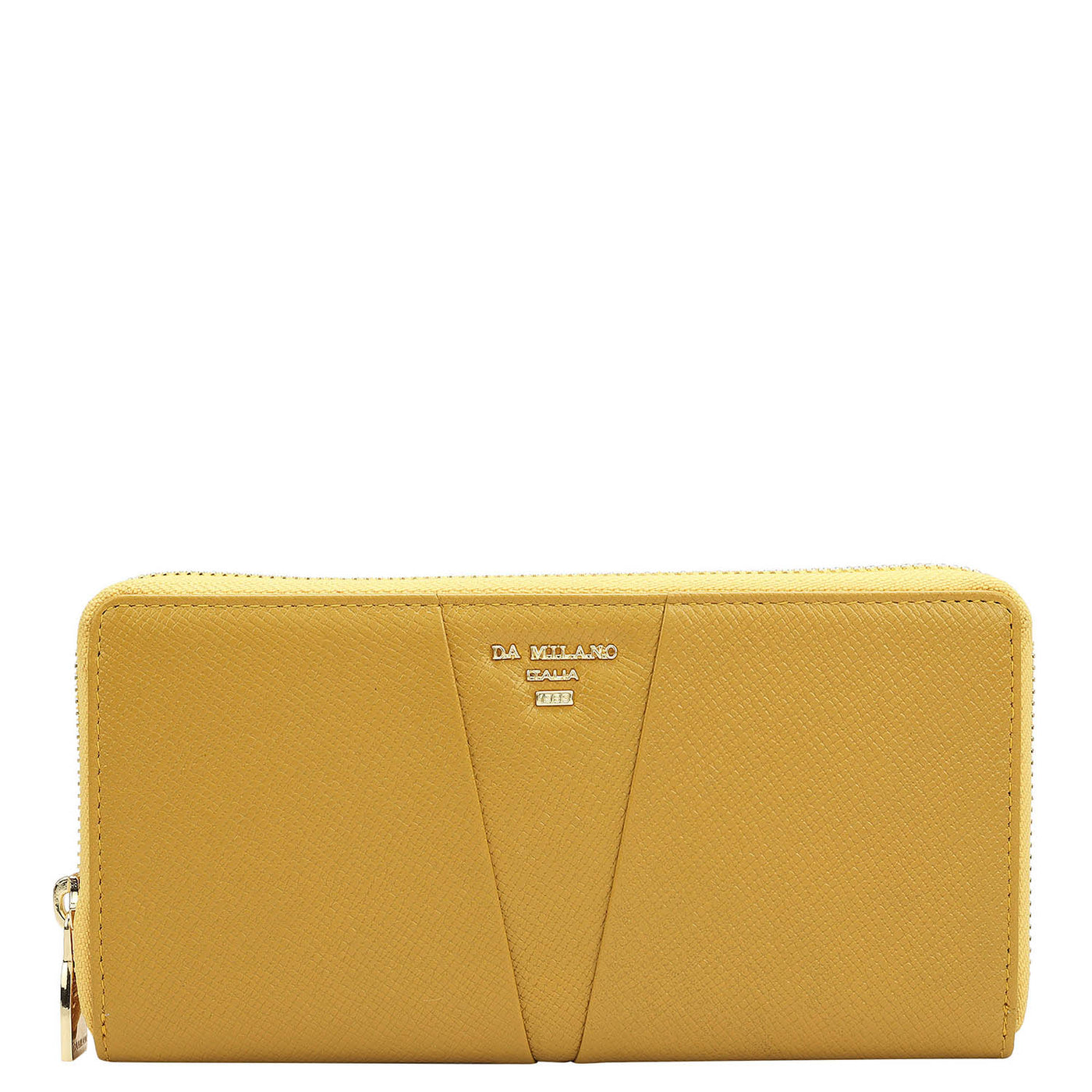 Franzy Leather Ladies Wallet - Mustard