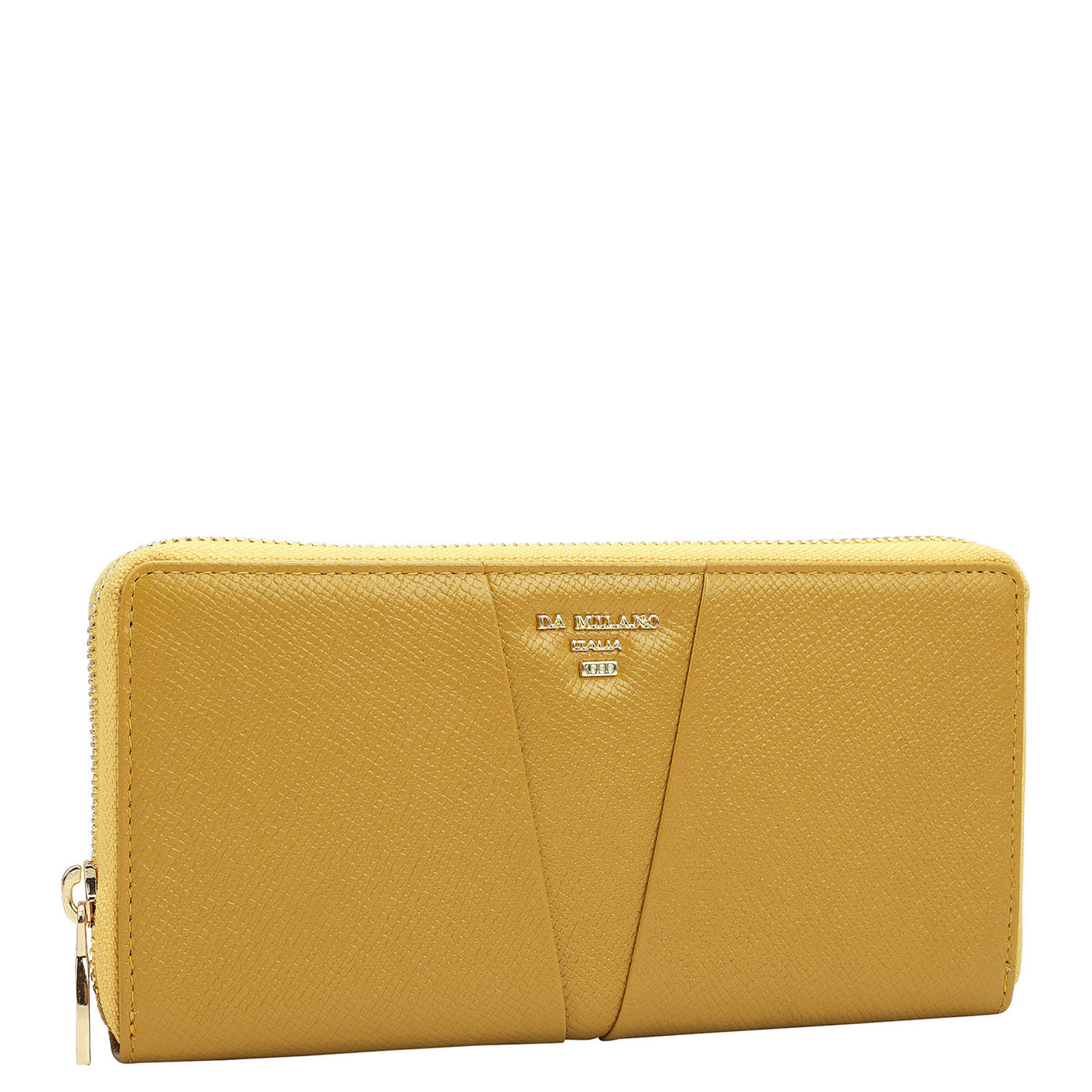 Franzy Leather Ladies Wallet - Mustard