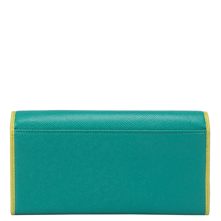 Franzy Leather Ladies Wallet - Green
