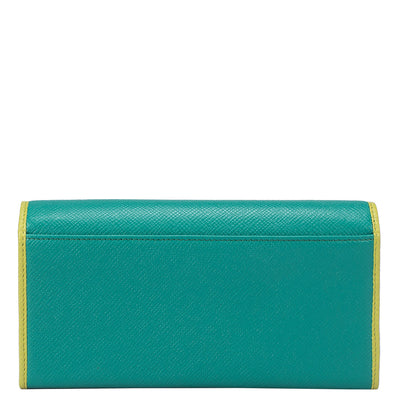 Franzy Leather Ladies Wallet - Green