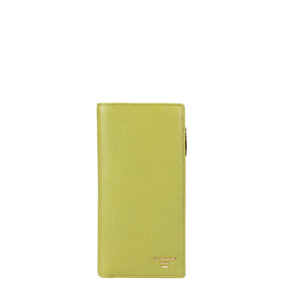 Franzy Leather Ladies Wallet - Lime