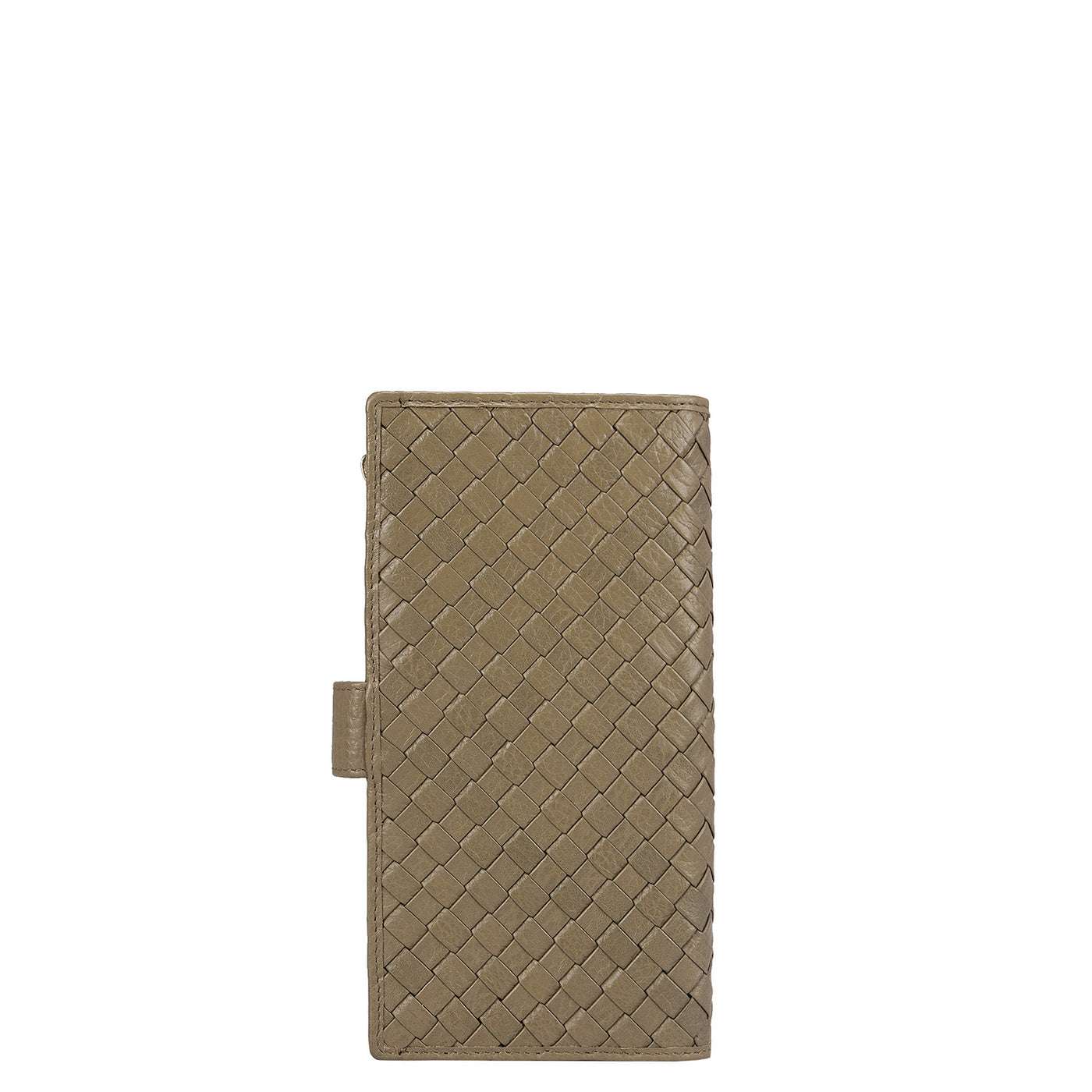 Mat Leather Ladies Wallet - Olive