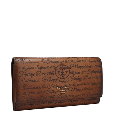 Signato Leather Ladies Wallet - Cognac