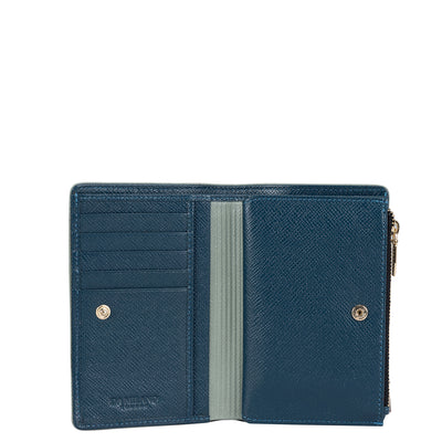 Franzy Leather Ladies Wallet - Ocean