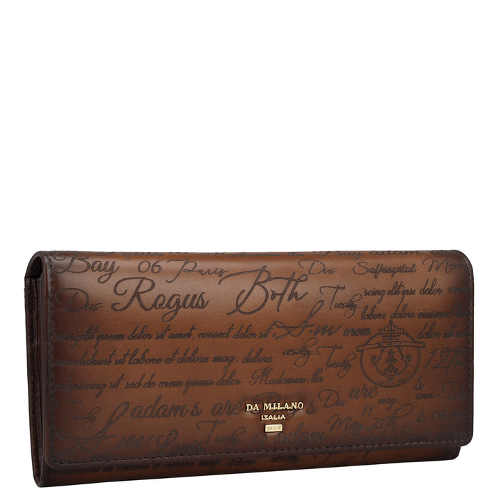 Signato Leather Ladies Wallet - Cognac