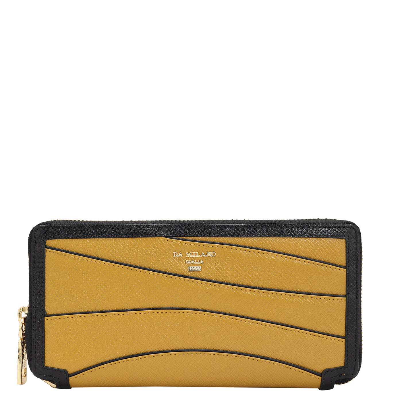 Franzy Leather Ladies Wallet - Mustard