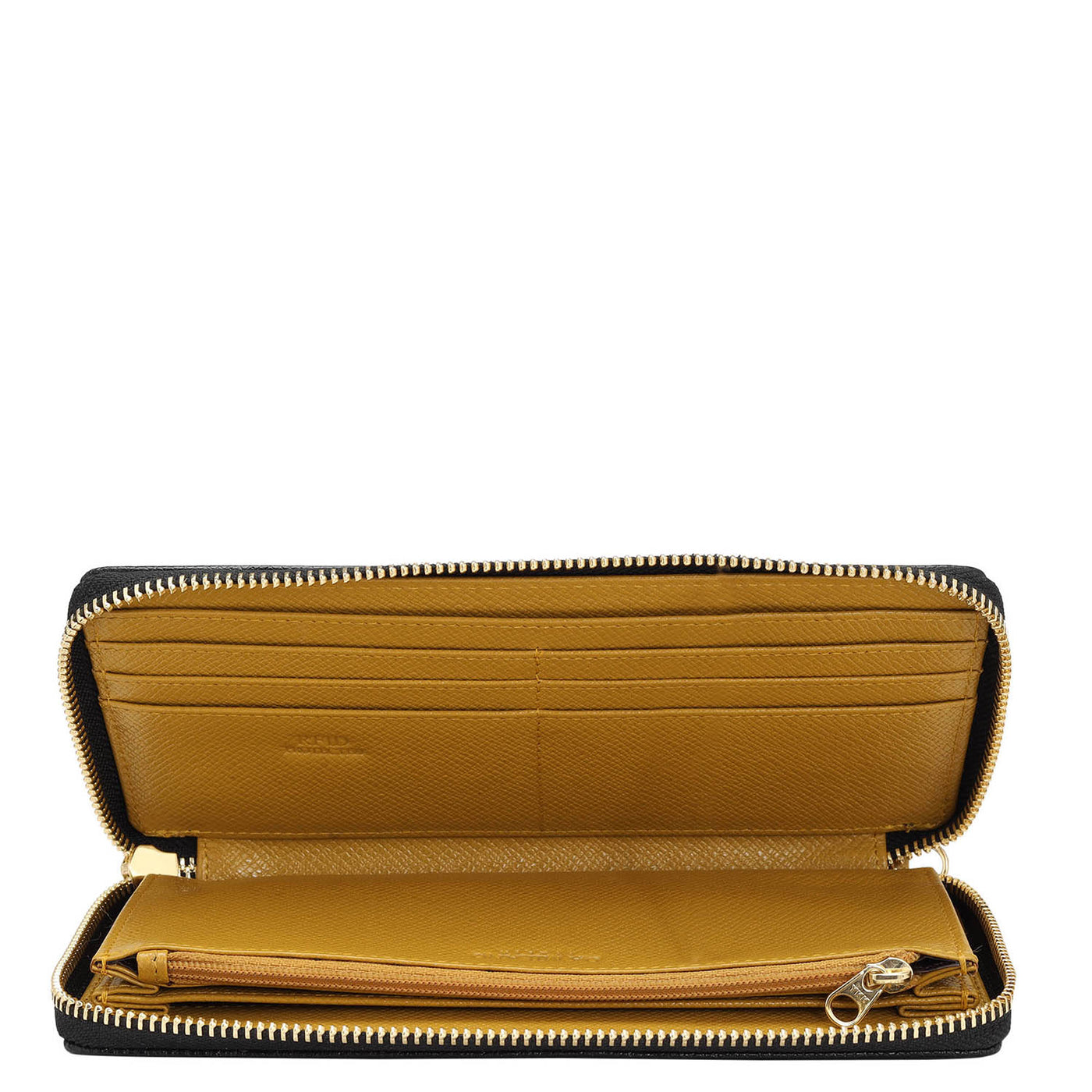 Franzy Leather Ladies Wallet - Mustard