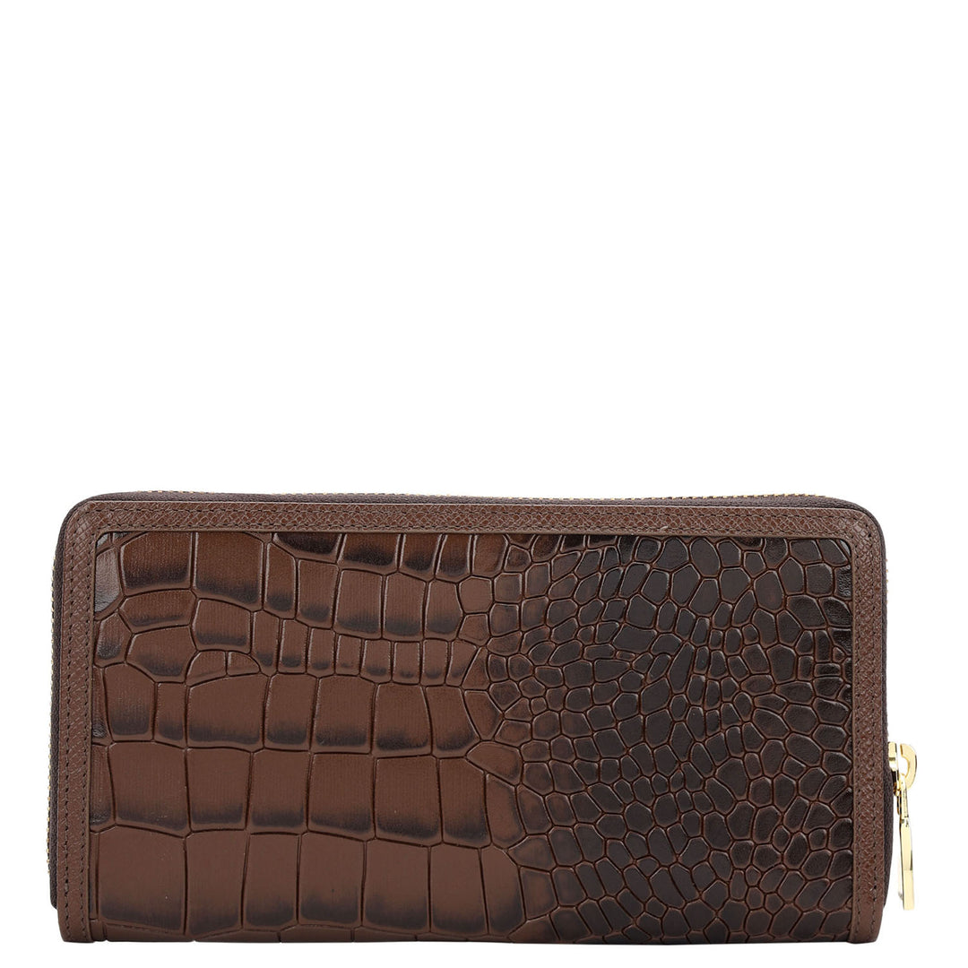 Online Exclusive Continental Wallet - Walnut
