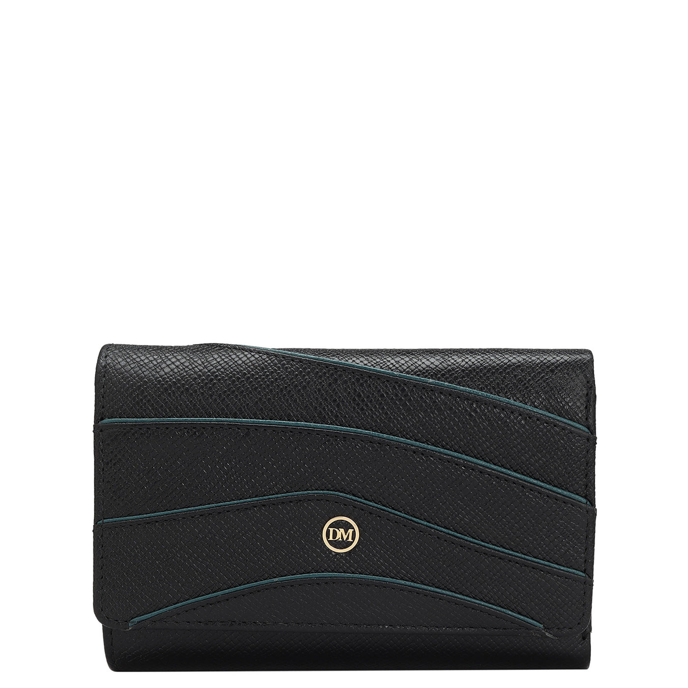 Franzy Leather Ladies Wallet - Black