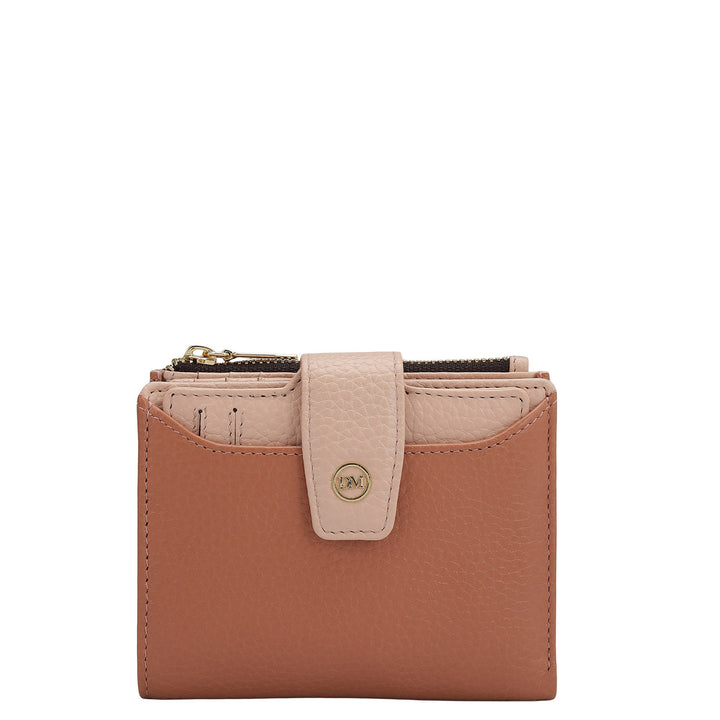 Wax Leather Ladies Wallet - Terracotta