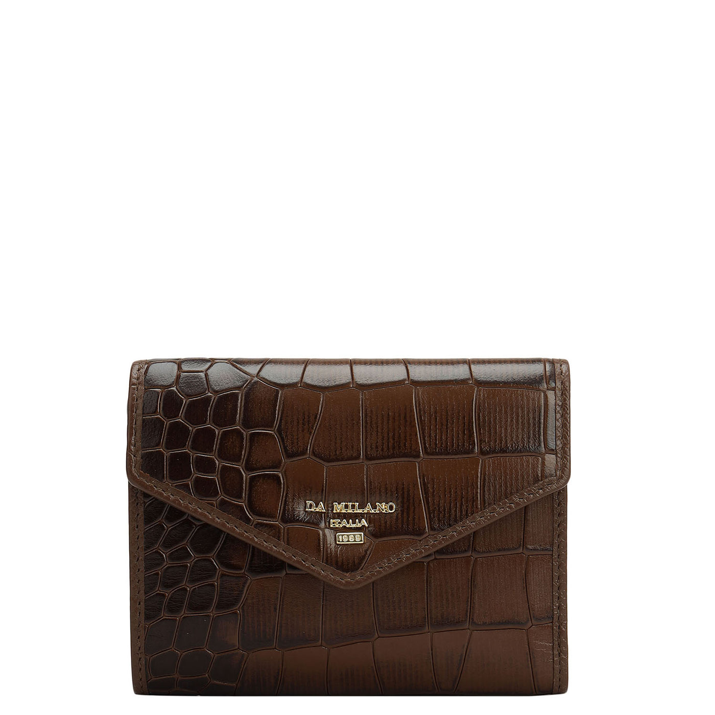 Croco Leather Women Wallet - Date