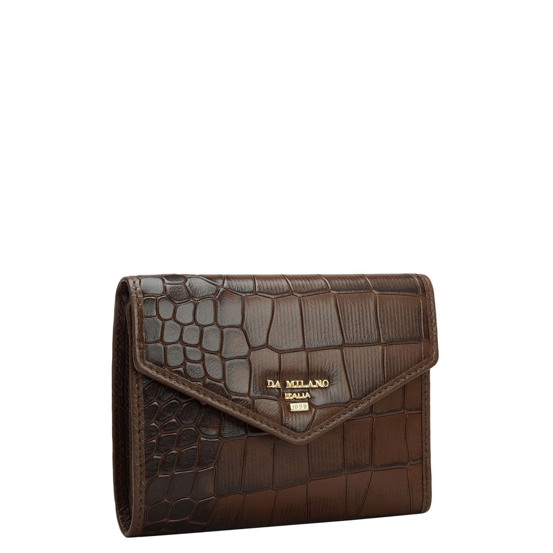 Croco Leather Women Wallet - Date