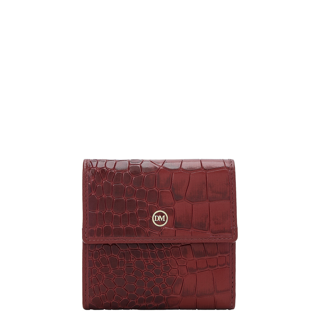 Classic Compact Wallet - Cherry