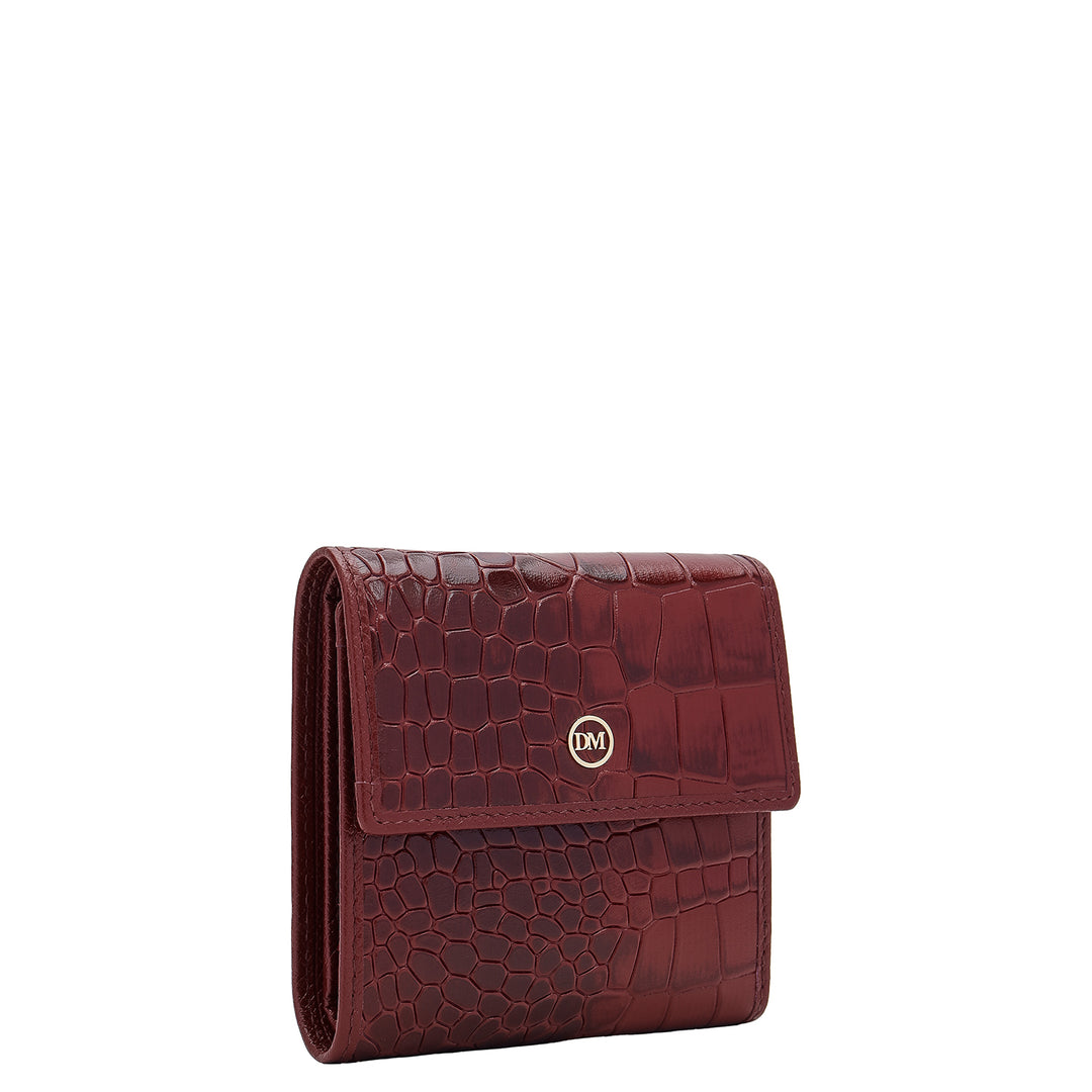 Classic Compact Wallet - Cherry