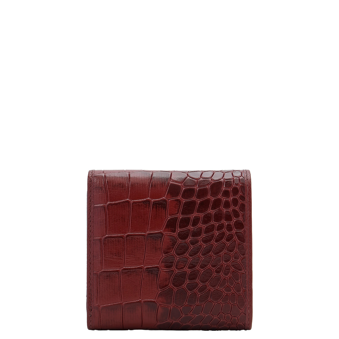 Classic Compact Wallet - Cherry