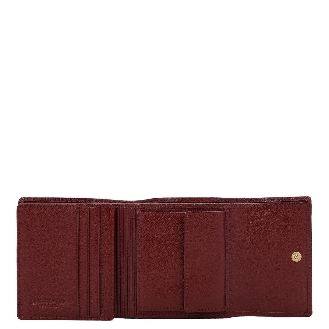 Classic Compact Wallet - Cherry