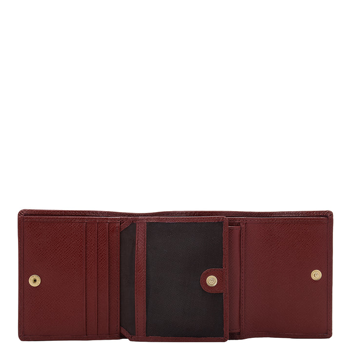 Classic Compact Wallet - Cherry