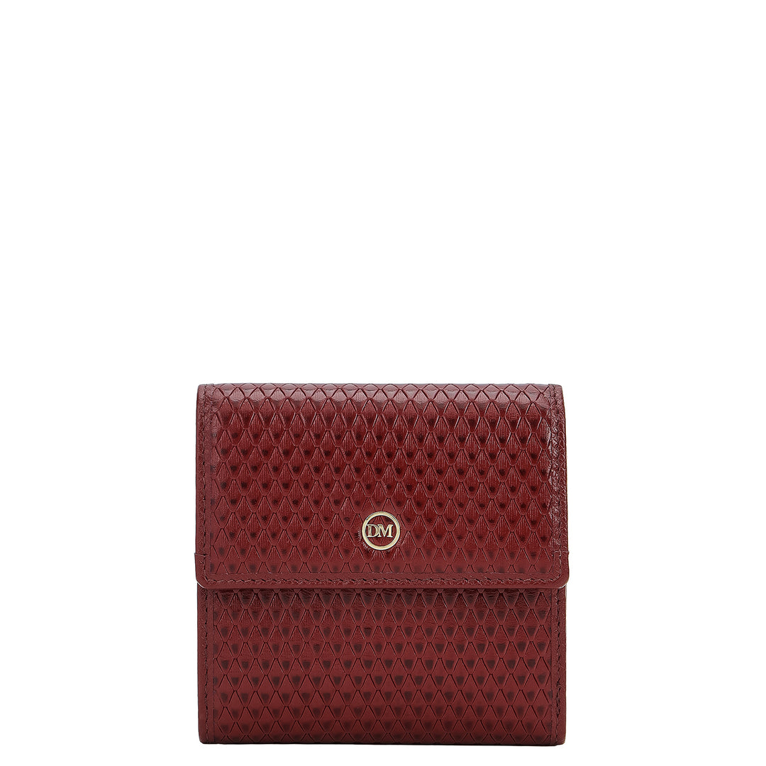Classic Compact Wallet - Cherry
