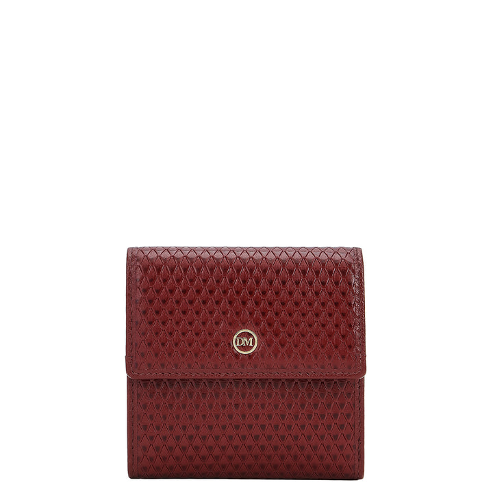 Classic Compact Wallet - Cherry