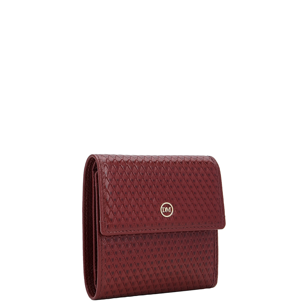 Classic Compact Wallet - Cherry