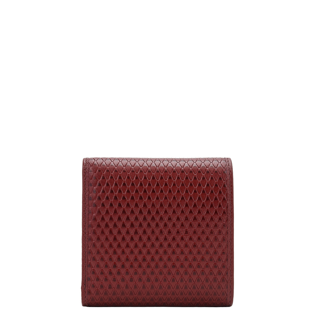 Classic Compact Wallet - Cherry