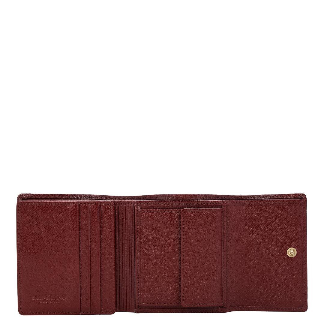 Classic Compact Wallet - Cherry