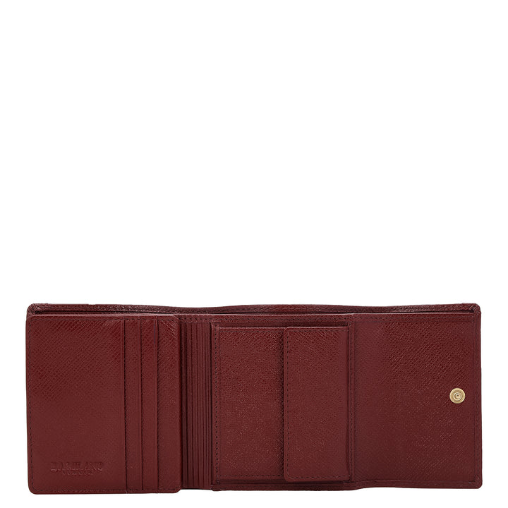 Classic Compact Wallet - Cherry