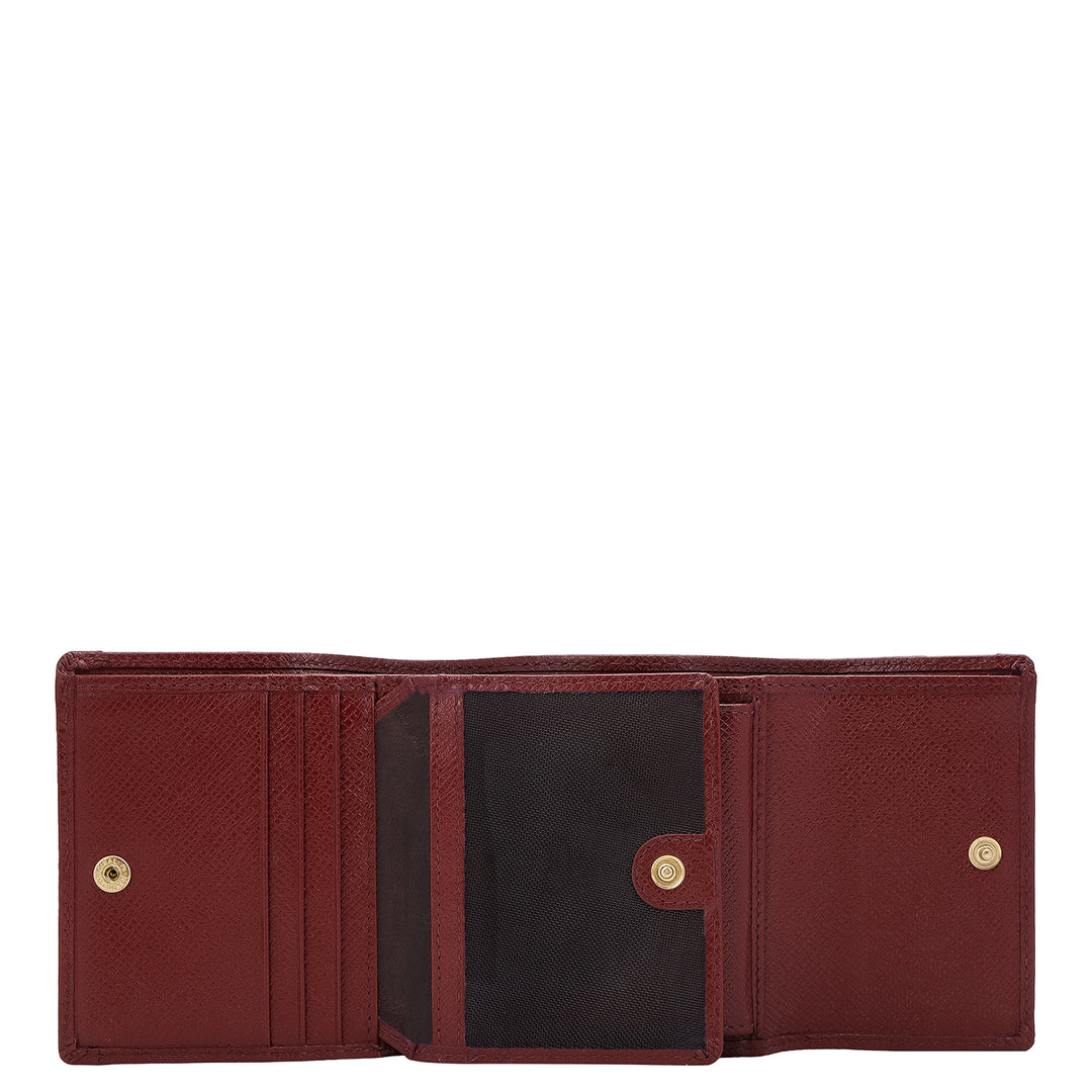 Classic Compact Wallet - Cherry