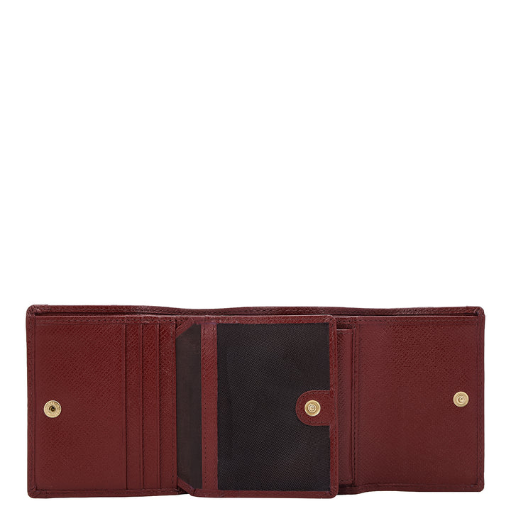 Classic Compact Wallet - Cherry