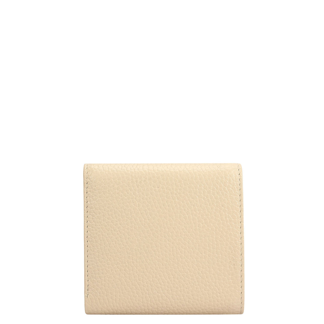 Wax Leather Ladies Wallet - Dove