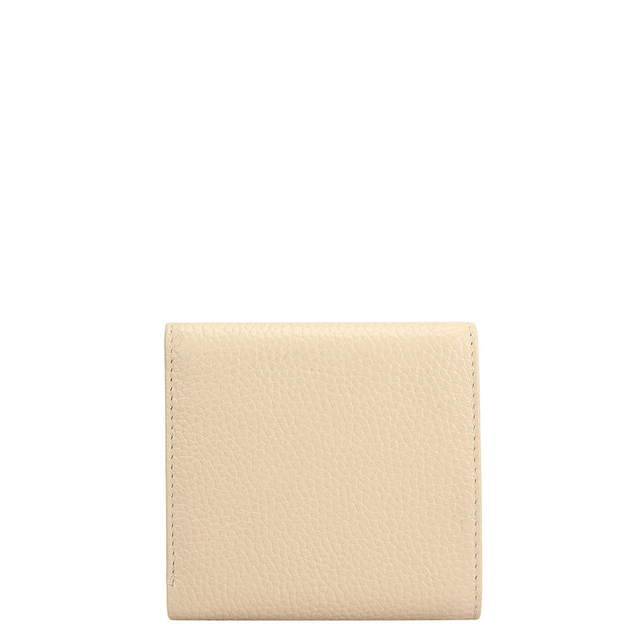 Wax Leather Ladies Wallet - Dove