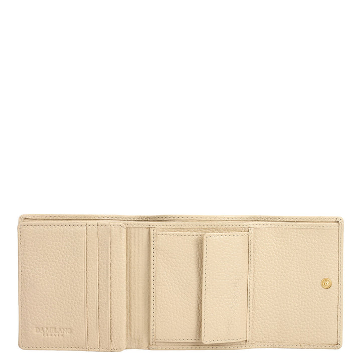 Wax Leather Ladies Wallet - Dove