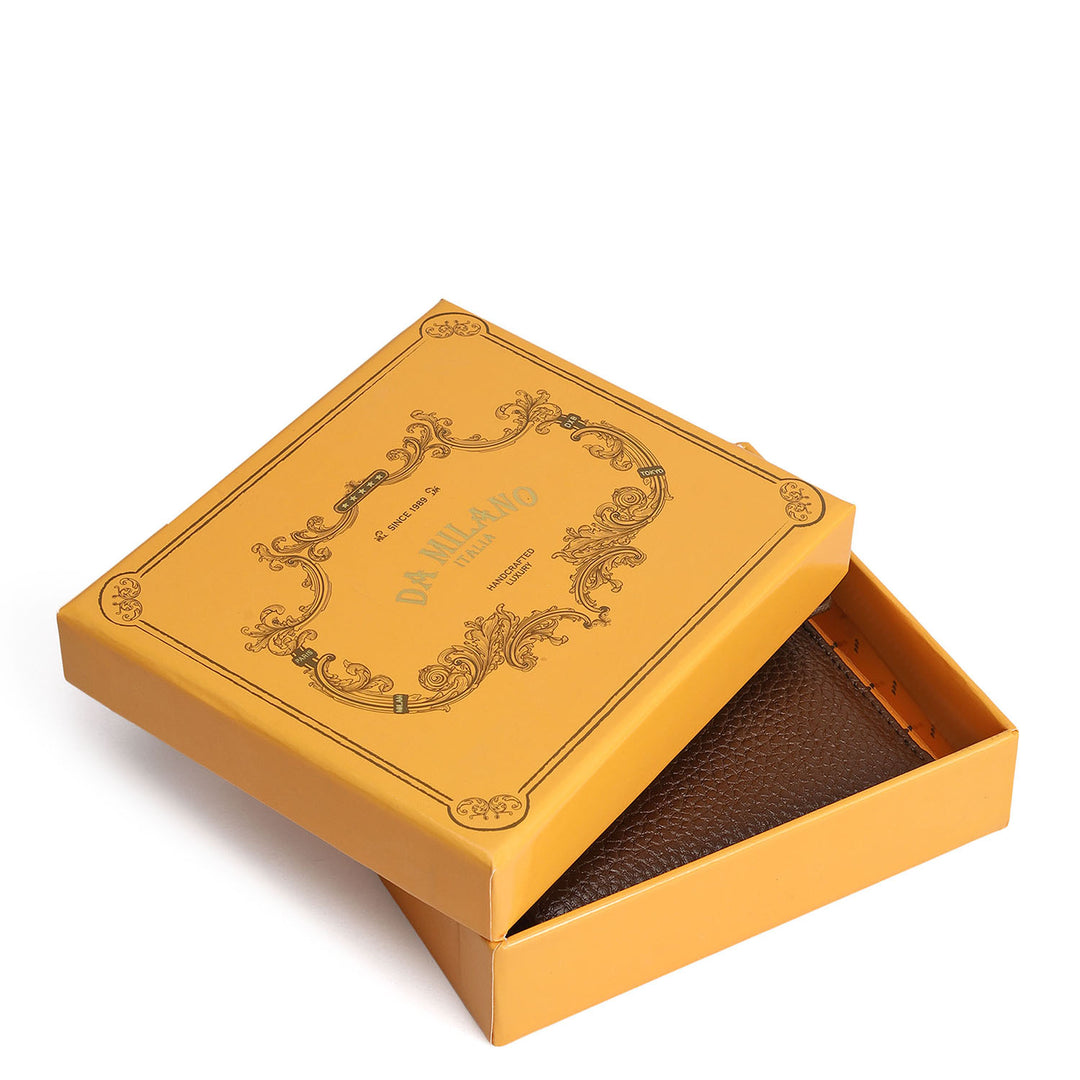 Wax Leather Ladies Wallet - Mocha