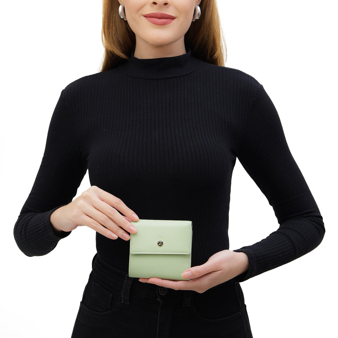 Franzy Leather Ladies Wallet - Mint