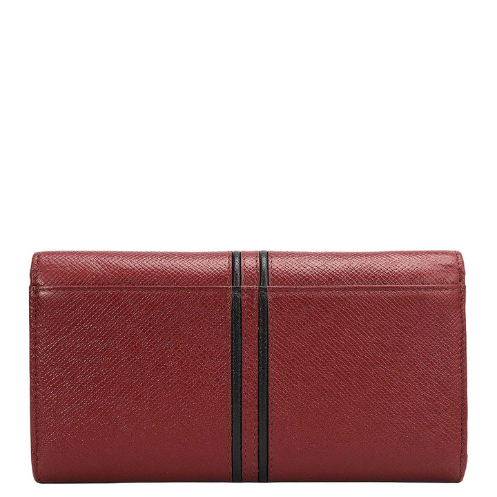 Franzy Leather Ladies Wallet - Cherry
