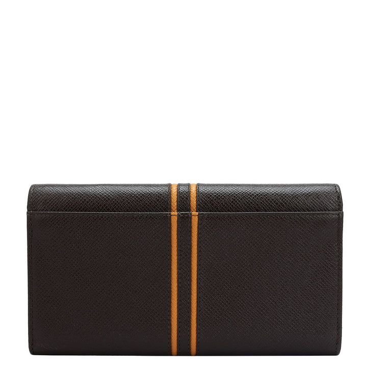 Franzy Leather Ladies Wallet - Chocolate